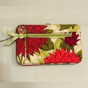 NWT vera Bradley, opera, wallet, and hello Dahlia pattern